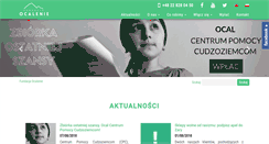 Desktop Screenshot of ocalenie.org.pl